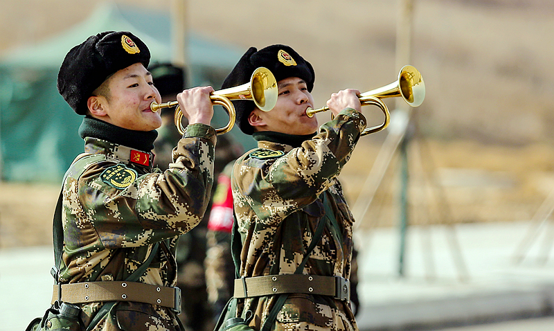 開訓(xùn)！武警甘肅省總隊拉開新年度軍事訓(xùn)練戰(zhàn)幕（組圖）