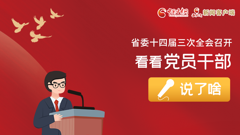 圖解|事關(guān)甘肅省委十四屆三次全會，黨員干部這么說！