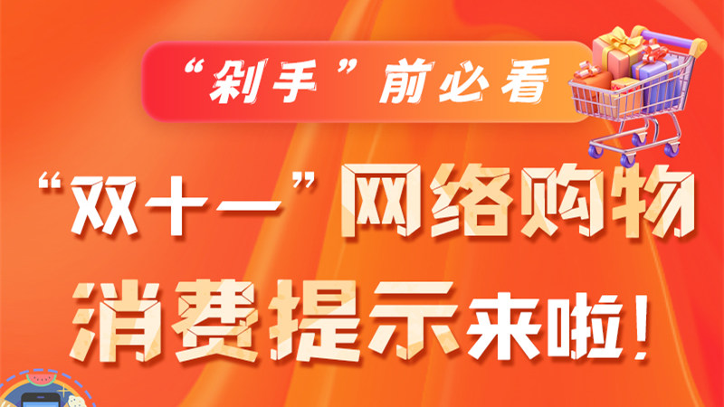 圖解|“剁手”前必看 “雙十一” 網(wǎng)絡(luò)購(gòu)物消費(fèi)提示來(lái)啦！