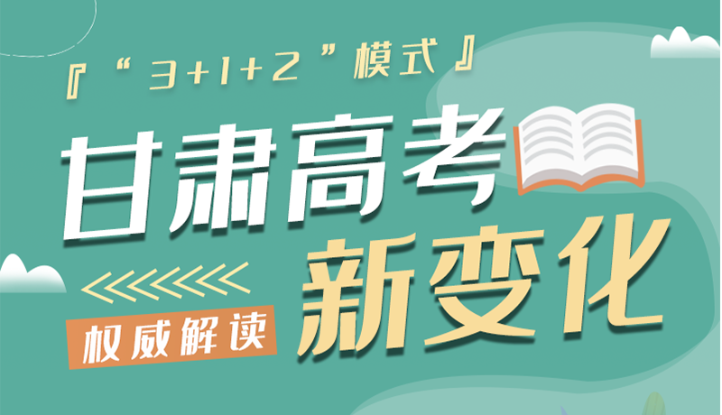 長圖|甘肅2024年高考新變化：“3+1+2”模式提前了解！