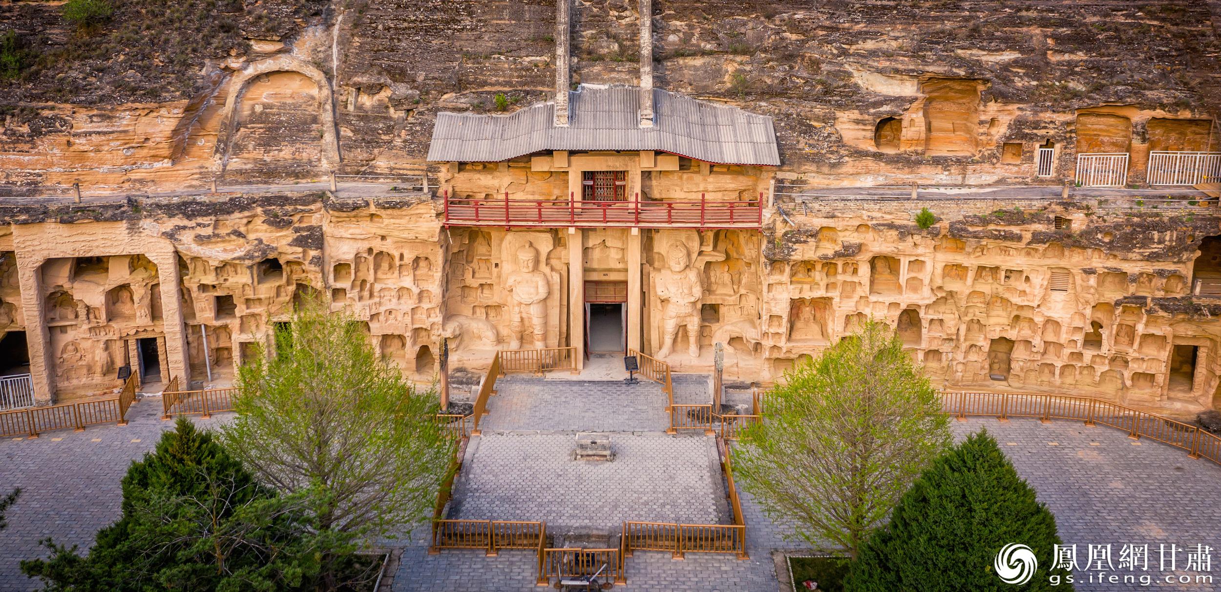 北石窟寺始建于北魏，經(jīng)多個(gè)朝代增修形成密集窟龕。北石窟寺文物保護(hù)研究所供圖