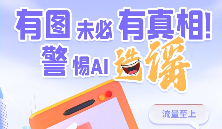 圖解|有圖未必有真相 警惕AI造謠！