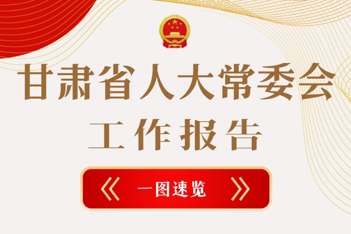 聚焦2025甘肅兩會·圖解|甘肅省人大常委會工作報告極簡版，請查收！