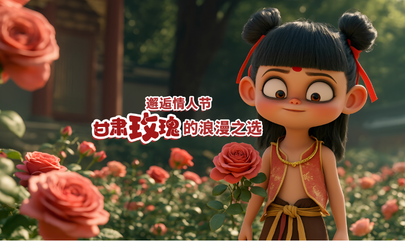 AI視頻 | 邂逅情人節(jié)，甘肅玫瑰的浪漫之選